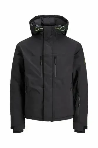 12241637 Jcoalpine Jacket Black-Black1 - JACK & JONES (1)
