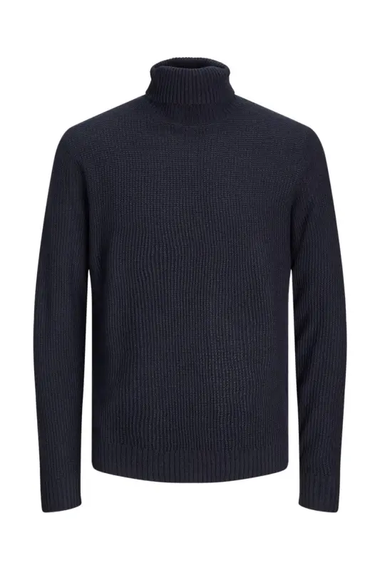 12243119 FISHERMAN'S COLLAR SWEATER-DARK NAVY - 1
