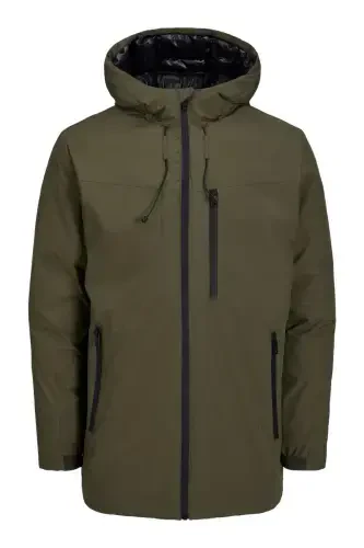 12243225-fw Jcopayne Parka Ln Men's Parka Coat - Olive Night - 3