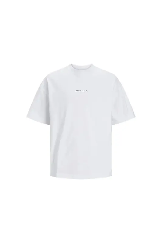 12251774 Jorsantorını Tee Ss Crew Neck Ss Erkak T-shirt-Bright White - JACK & JONES
