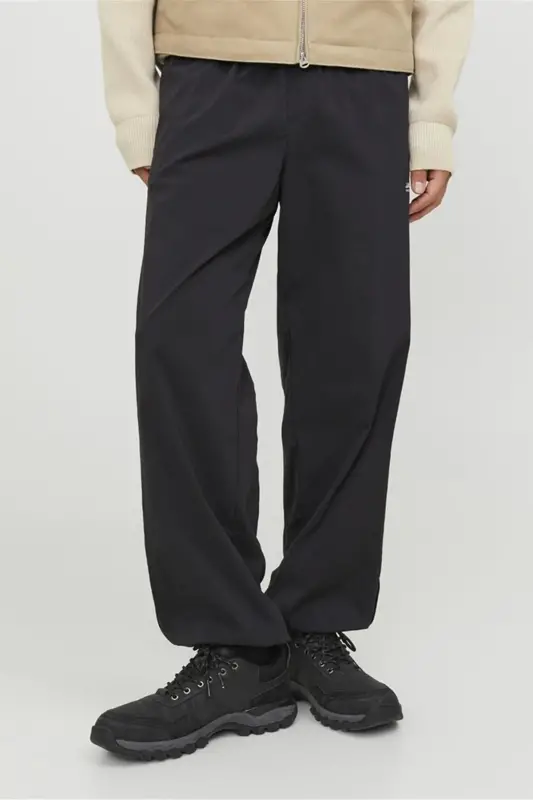 12253040 Jpstkarl Jjhook Jogger Ln Ss Erkak Pantolon-Qora - 6