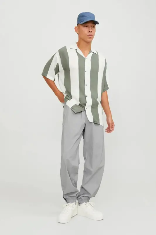 12253040 Jpstkarl Jjhook Jogger Ln Ss Erkek Pantolon-High - 3