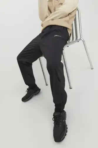 12253040 Jpstkarl Jjhook Jogger Ln Ss Erkek Pantolon-Siyah - 3