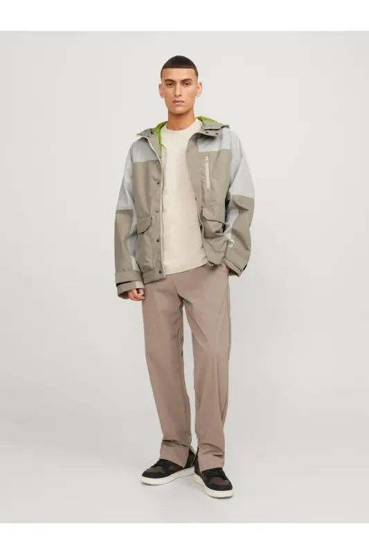 12253569 kapüşonlu mevsimlik mont-VİZON - JACK & JONES