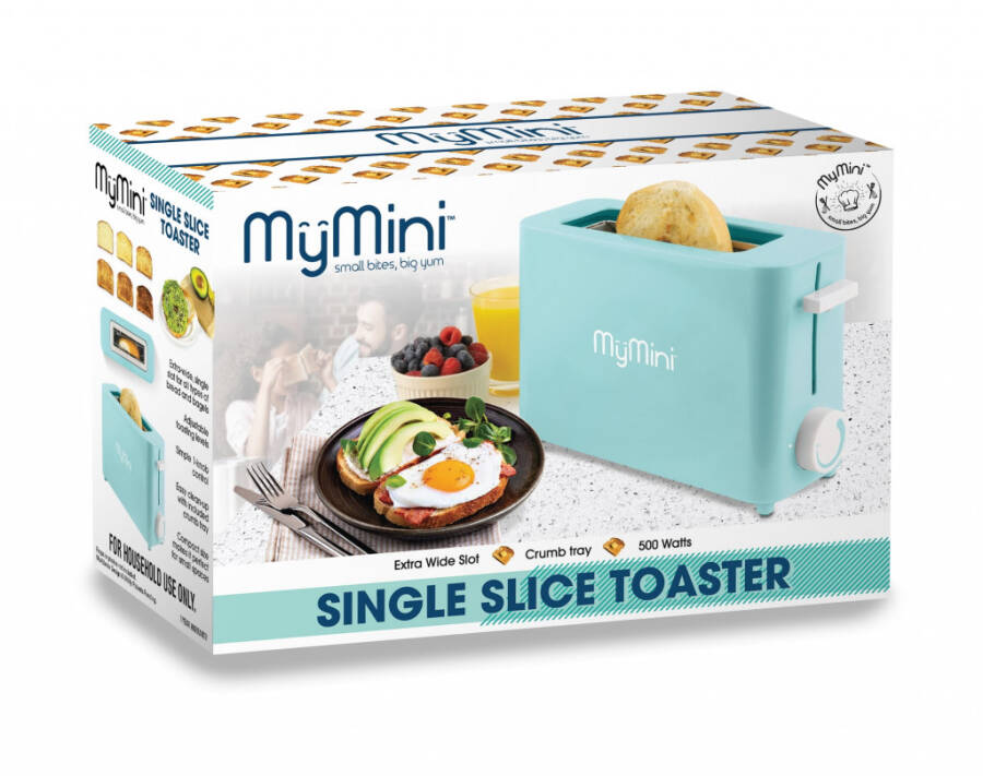 MyMini Single Slice Toaster, Aqua- - 10