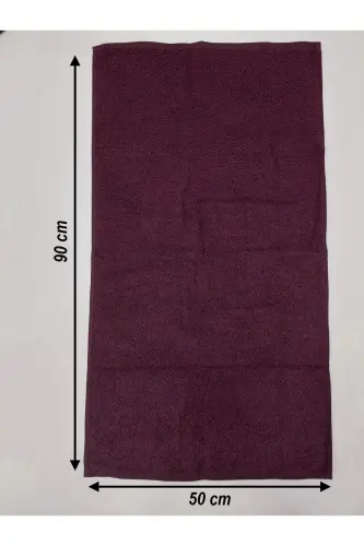 12'li Vişne Kuaför Berber Havlusu 50x90 | Profesyonel Saç Kurutma Havlusu Ekonomik Set - Bordo_1 - 3