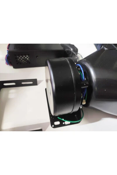 12V PROFESSIONAL ELECTRONIC SIREN WITH MEGAPHONE 3 SOUNDS 100W WIRELESS - REPLAX (1)