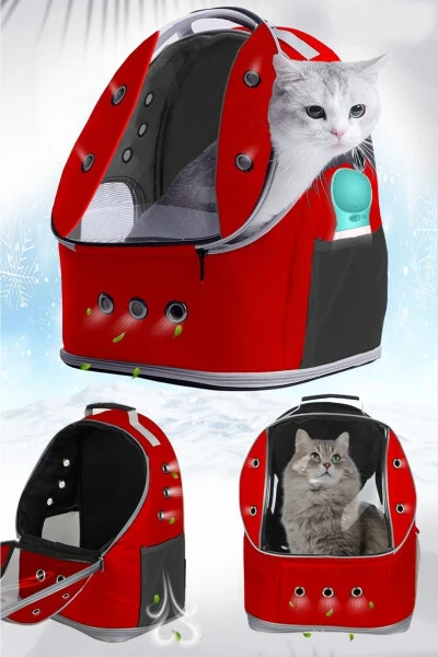 13 Air Channels Pet Carrier Large Size 13 Kg Capacity Bed Convertible Bag - NORTHERN FASHION