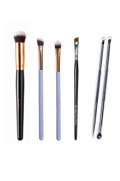 136 Kapatıcı-265 Açılı Eyeliner - 401 Aydınlatıcı -402 Açılı Gölgelendirme Fırçası-Akne Temizleyici - 1