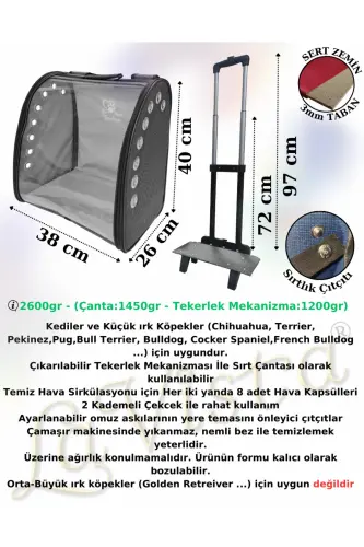 La Vista Kale Valiz Çekcekli Taşıma Çantası Mor - Mor - LAVİSTA (1)