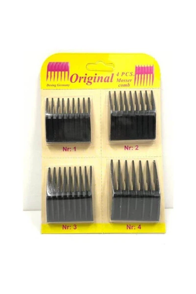 1400 Cutting Comb Set 4 Combs - GENEL MARKALAR