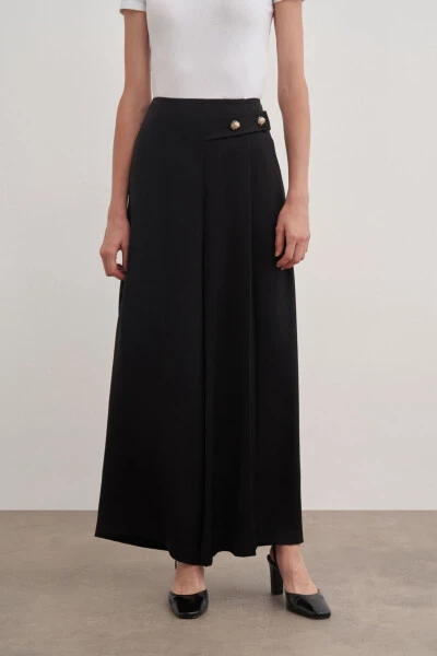14125111 Buttoned Trousers Skirt - 4