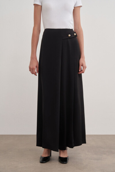 14125111 Buttoned Trousers Skirt - 3