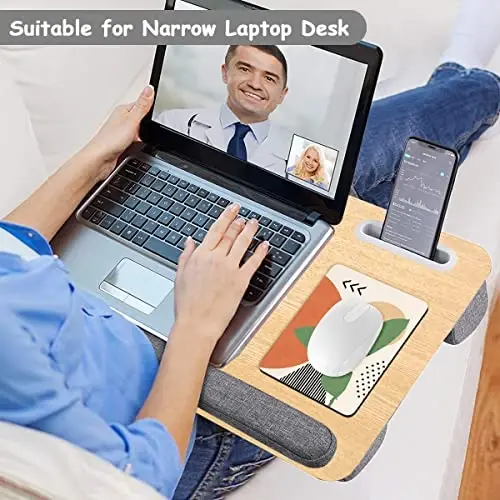 Dapesuom Small Mouse Pad, 6 x 8 Inch Thick Rubber Premium-Textured Non-Slip Portable & Washable Mini Mouse Mat for Women Men Wireless Laptops Keyboard Tray Gaming Office Travel, Abstract Painting - 12