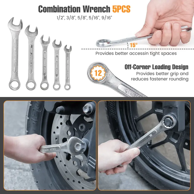 148-Piece Tool Set General Household Hand Kit with Plastic Toolbox Storage Case, Mechanic Basic Home Tool Kit for Men and Women, Includes All Essential Repair Tools for Home Garage and Office, Red - 2