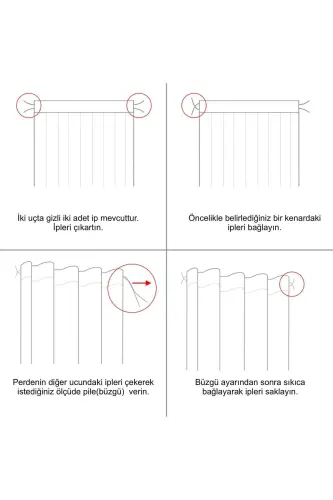 Kadife Dokulu Ekstrafor Büzgülü Panter Siyahı Yüksek Kalite Fon Perde Tek Kanat - Panter Siyahı - 6