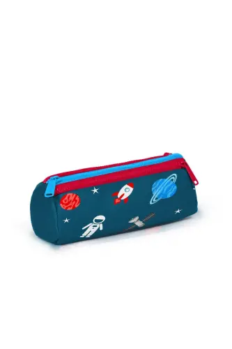 Kids Civit Kırmızı Uzay Desenli 3’lü Okul Çanta Seti SET0123116 - Çivit Mavisi - 6