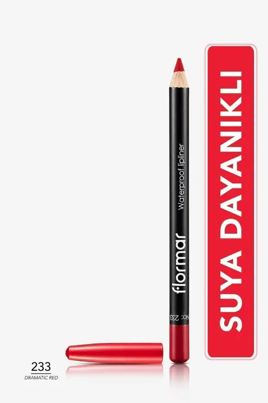 Dudak Kalemi - Waterproof Lipliner 233 Dramatic Red 8690604127665 - 233 DRAMATIC RED - 7