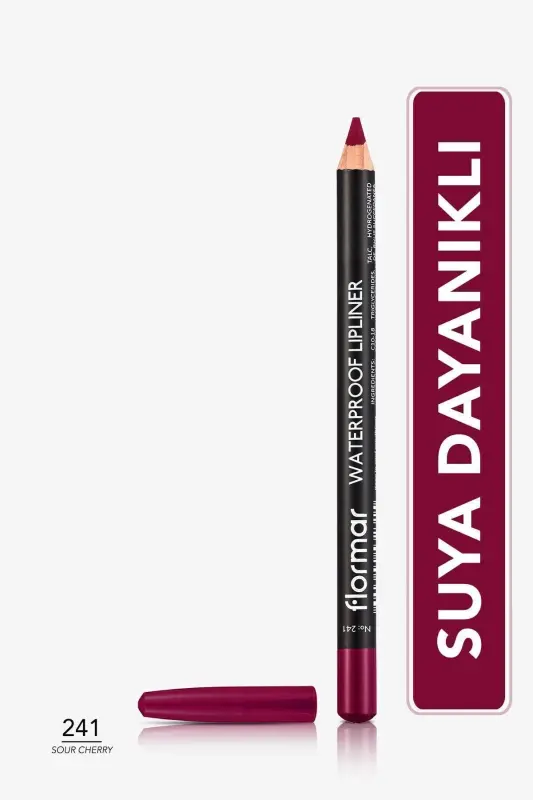 Waterproof Lipliner - Suya Dayanıklı Dudak Kalemi No: 241 Sour Cherry 1.14 g 8690604567553 - 241 SOUR CHERRY - FLORMAR