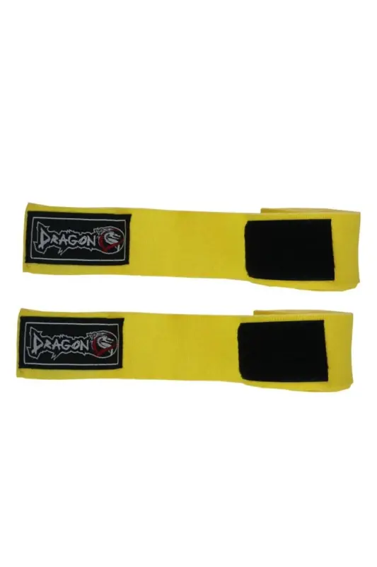 Dragon 83815 5 Metre Elastik Bandaj (ÇİFT) Boks Bandajı Sargı - Sarı - DRAGONDO
