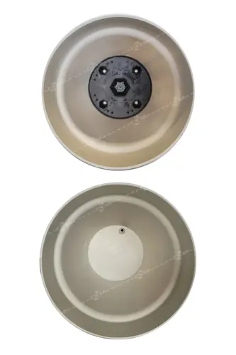 23 lt Mat Kırık Beyaz Renk Tabaklı Izgaralı Dekoratif Plastik Yalı Saksı No 6 37x34 cm. - 23L Beyaz - 4