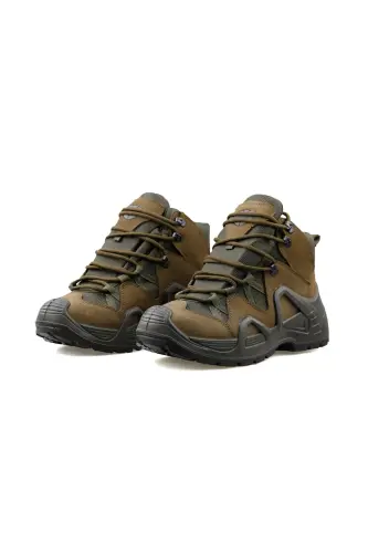 Nubuk Deri Haki Erkek Outdoor Botu P1492NH-1 Haki - S1C2T0-12 - 3