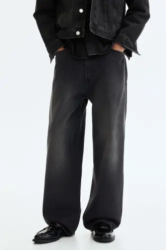 Baggy Jeans - Siyah - 2
