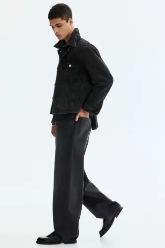 Baggy Jeans - Siyah - 4