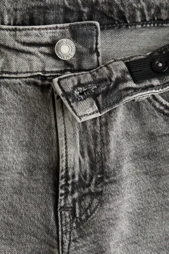 Relaxed Tapered Fit Jeans - Kot grisi - 3