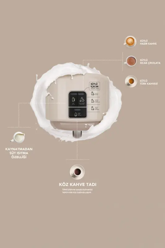 Orginal Hatır Mod Sütlü Türk Kahve Makinesi Latte - Latte - 2