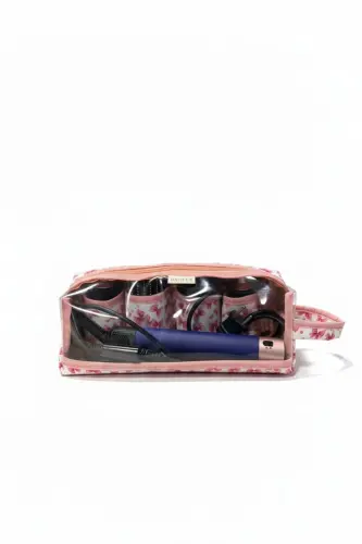Fiyonk Airwrap Uyumlu ve Tüm Saç Şekillendiriniz için XL Boy Çanta Seyahat Çantası - Pembe12 - 5