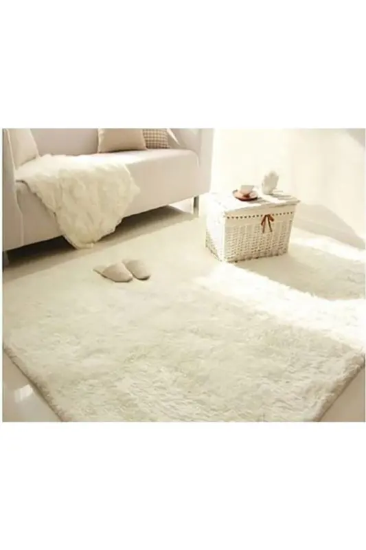 Peluş Halı Post Halı Peluş Halı Umt744pe - KREM - 1