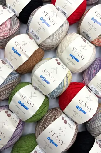 Premium Orijeans Amigurumi Ipliği Punch (PANÇ) Baby Soft Cotton 50 gr Örgü Ipi Ori Jeans Sarı - Sarı - 6