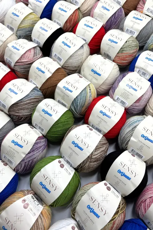 Premium Orijeans Amigurumi Ipliği Punch (PANÇ) Baby Soft Cotton 50 gr Örgü Ipi Ori Jeans Sarı - Sarı - 7