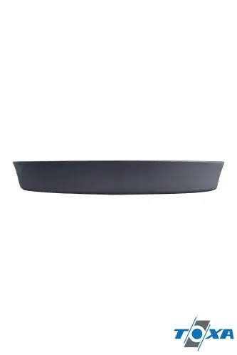 Saksı Tabağı 20cm Yalı Vaha No5 Tabak Antrasit Serinova Saksısı Altlığı 5 Numara Plastik Altlık - 20cm Gri - 3