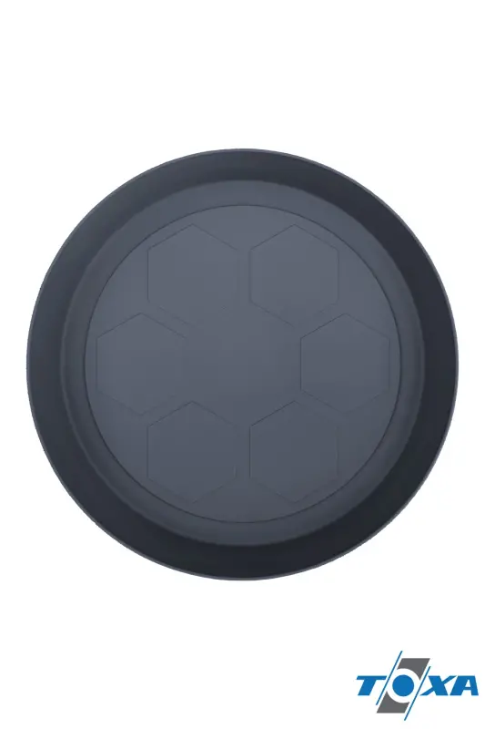 Saksı Tabağı 20cm Yalı Vaha No5 Tabak Antrasit Serinova Saksısı Altlığı 5 Numara Plastik Altlık - 20cm Gri - 4
