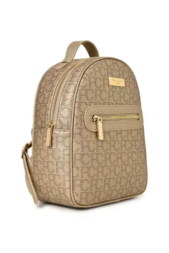 Altın Büyük Alfabe Kadın Sırt Cantası 05PO22Y1541 - Altın 5 - PIERRE CARDIN (1)