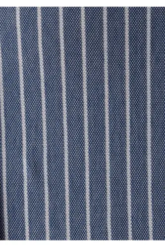 Çizgili Gömlek Slim Fit / Dar Kesim 0211404-91333 - Mavi-91333 - 7