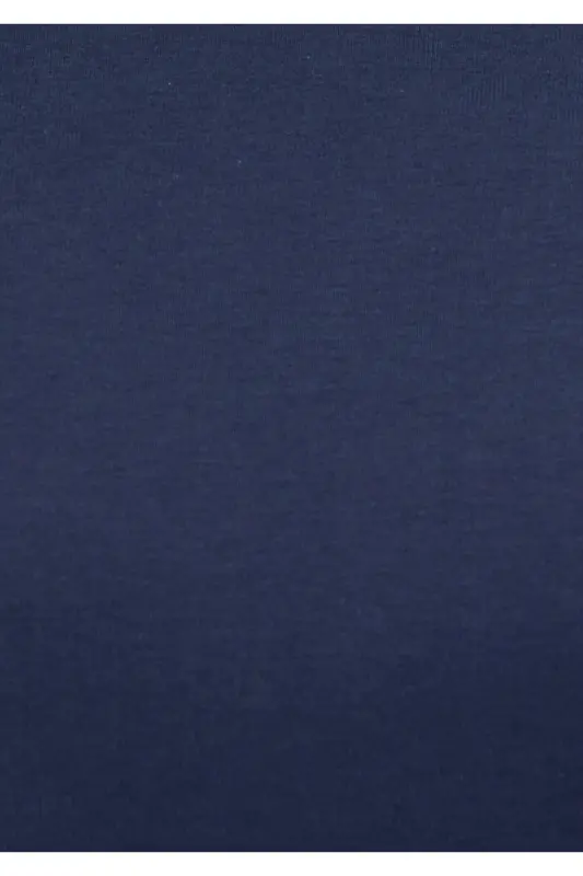 Lacivert Basic Tişört Semi Slim Fit / Yarı Dar Kesim 1612916-86623 - Mavi-86623 - 7