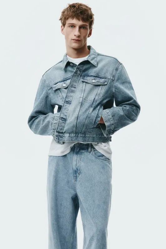 Baggy Jeans - Açık kot mavisi - 4
