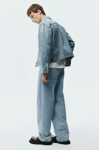 Baggy Jeans - Açık kot mavisi - 7