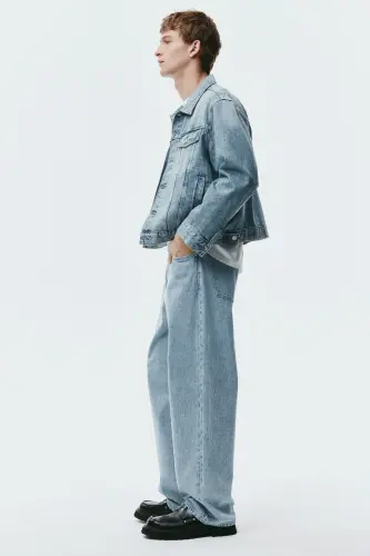 Baggy Jeans - Açık kot mavisi - 8