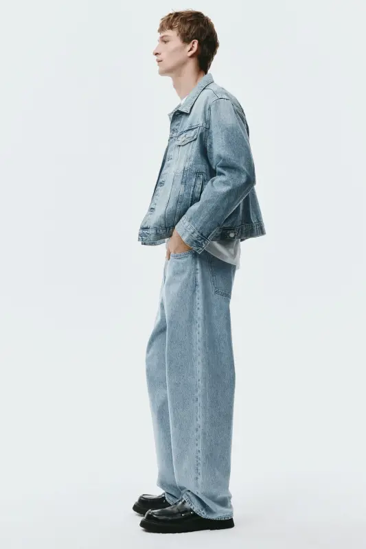 Baggy Jeans - Açık kot mavisi - 8