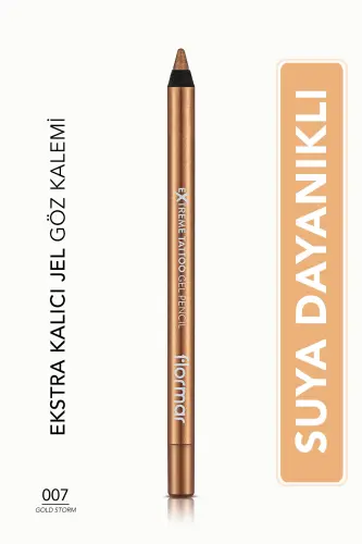 Extreme Tattoo Gel Pencıl 07 Gold Storm - 007 GOLD STORM Altın - 1