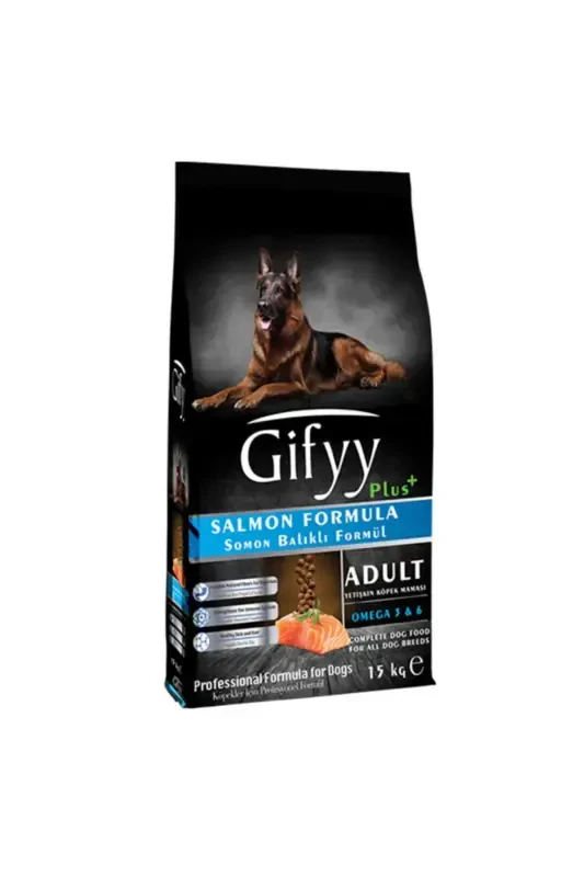 15 Kg Premium Somonlu Köpek Maması - GIFFY