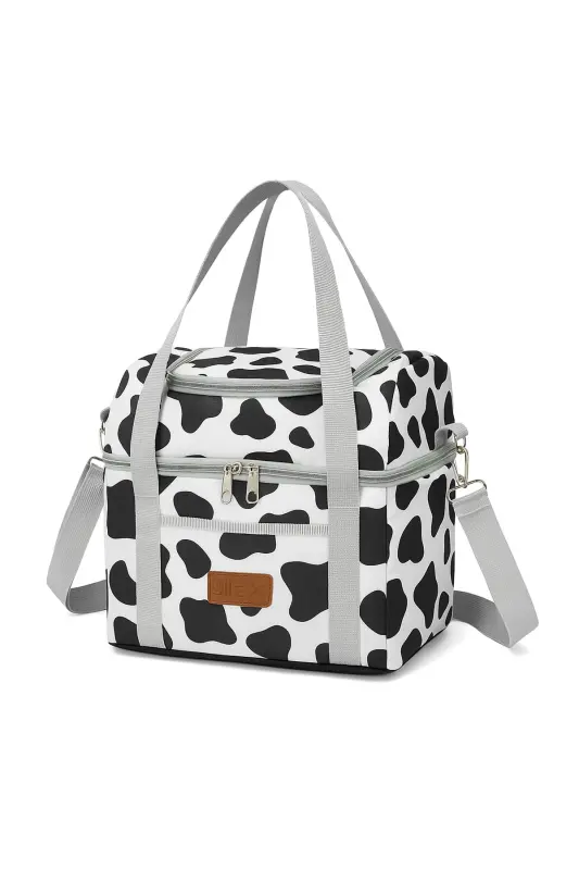 15 L Yemek Taşıma Çantası Sıcak Ve Soğuk Termal Termos Mama Taşıma Çantası Kamp Piknik Çantası-Dalmaçya - 3