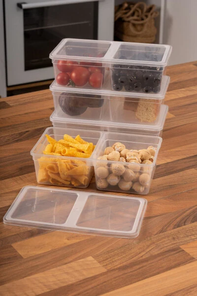 1.5 Litre 10 Piece Microwave, Refrigerator and Freezer Safe Divided Storage Container PP5 - SUPERPUP
