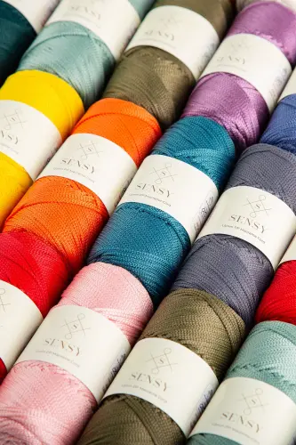 1.5 Mm - 100 gr Polyester Makrame Ip Sarı 150 M P - 4