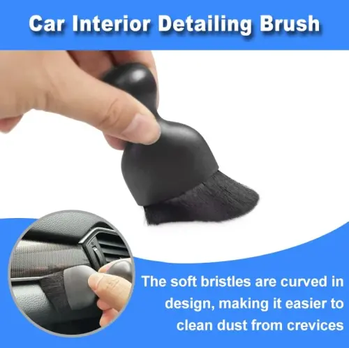 Windshield Cleaner Tool, 15Pcs Car Interior Detailing Kit, Car Cleaning Kit Interior Cleaner, Car Detailing Brushes, Car Cleaning Gel, Car Cleaning Supplies Tools Accessories for Women, Men, Interior - 5