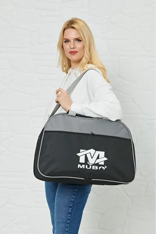 Unisex Seyahat Ve Spor Çantası - gri - 3